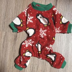 Dog Penguin Winter Pjs 