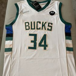 NBA Milwaukee Bucks Giannis Antetokounmpo jersey