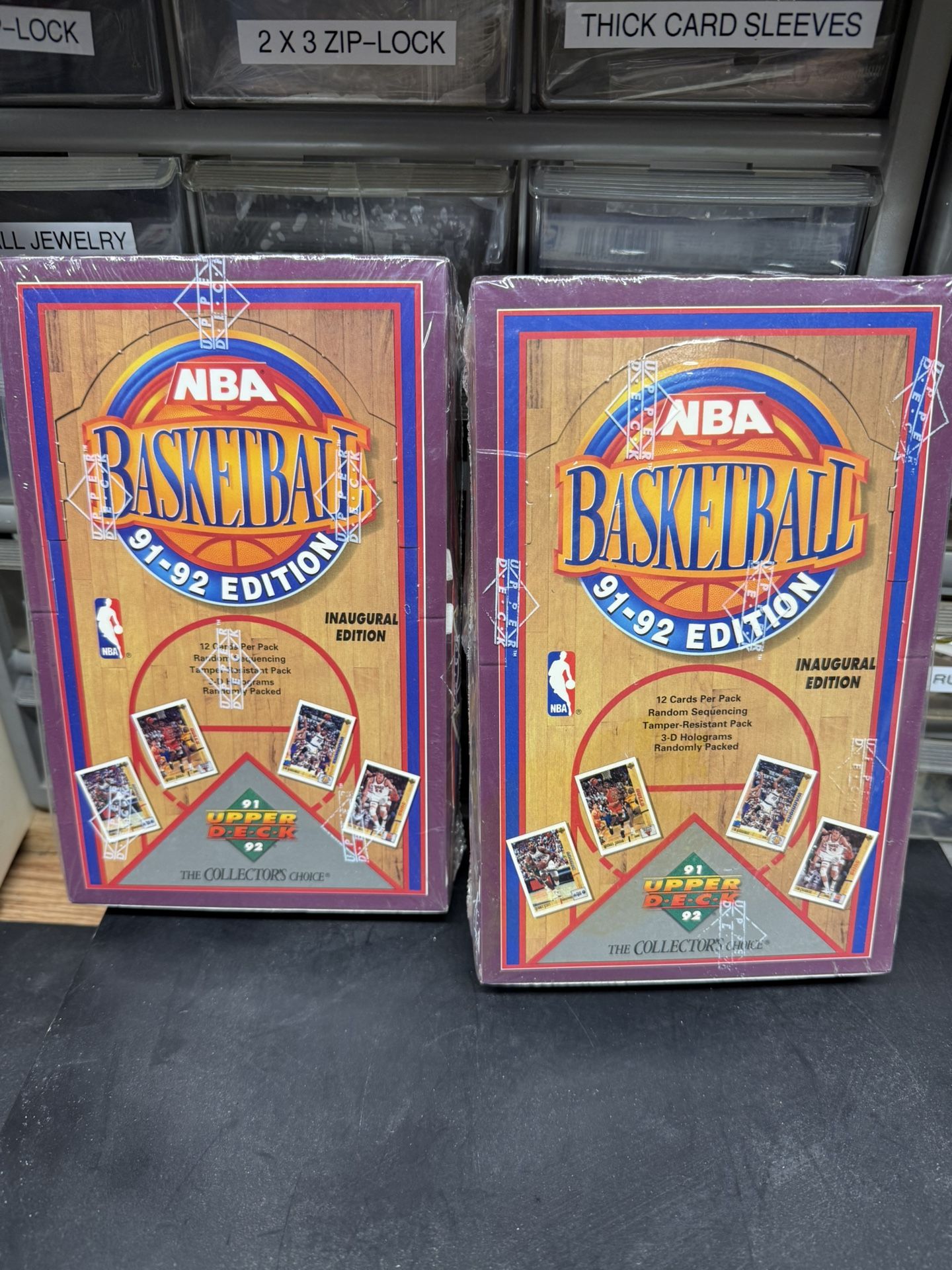 2 Boxes 1991-92 NBA Basketball Upper Deck Factory Sealed Box Inaugural Edition