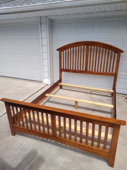 Queen Bed Frame (free delivery)