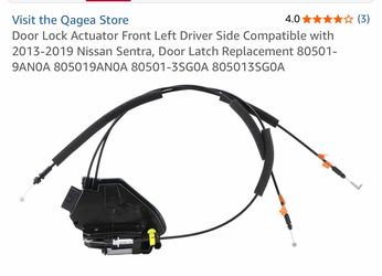 Door Lock Actuator Front Left Driver Side