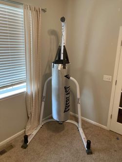 Heavy bag with stand