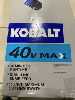 Kobalt 40-Volt Max 13-in Straight Cordless String Trimmer with Edger Capable (1-Batteries Included)