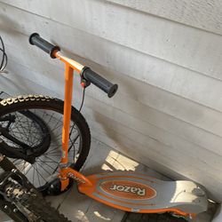 4 bikes and 1 electric scooter for sale 