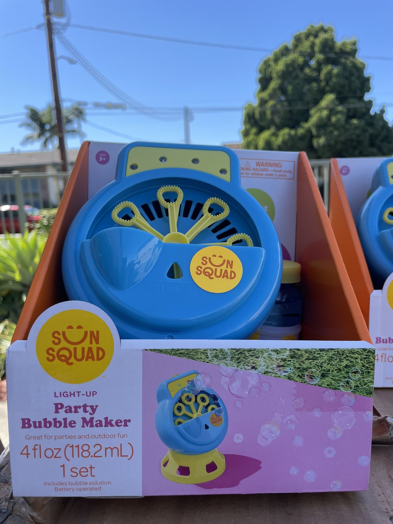 Party bubbles Sun Squad