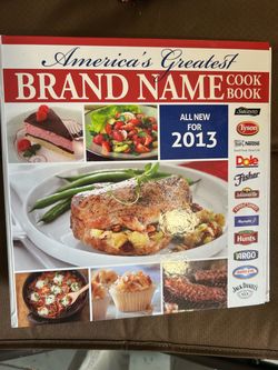 America’s Greatest brand name cookbooks