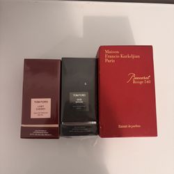Baccarat Rouge 540 Extrait And Tom Ford Cologne And Perfume Bundle