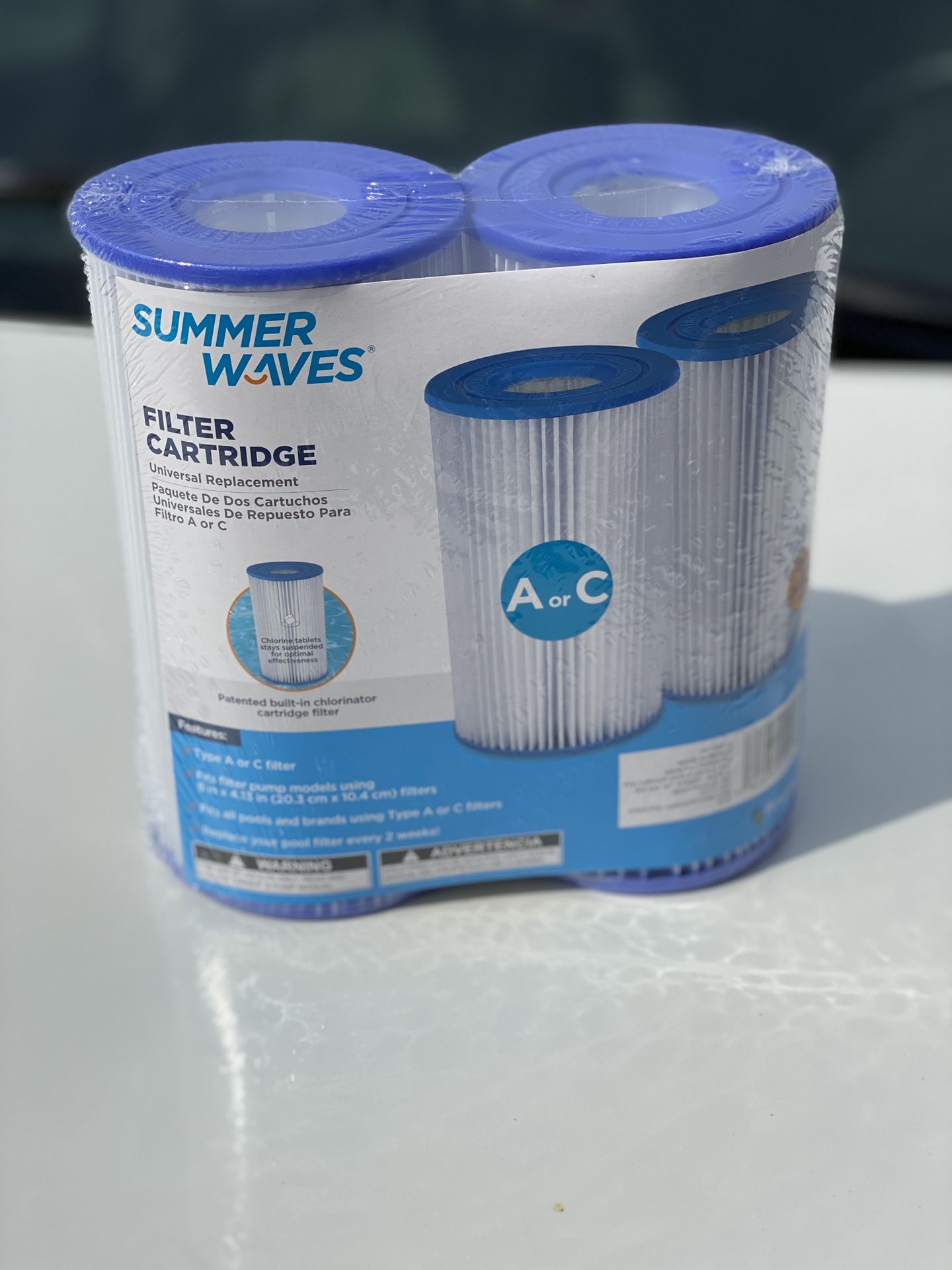 Summer Waves Pool Filter A/C 2 pack