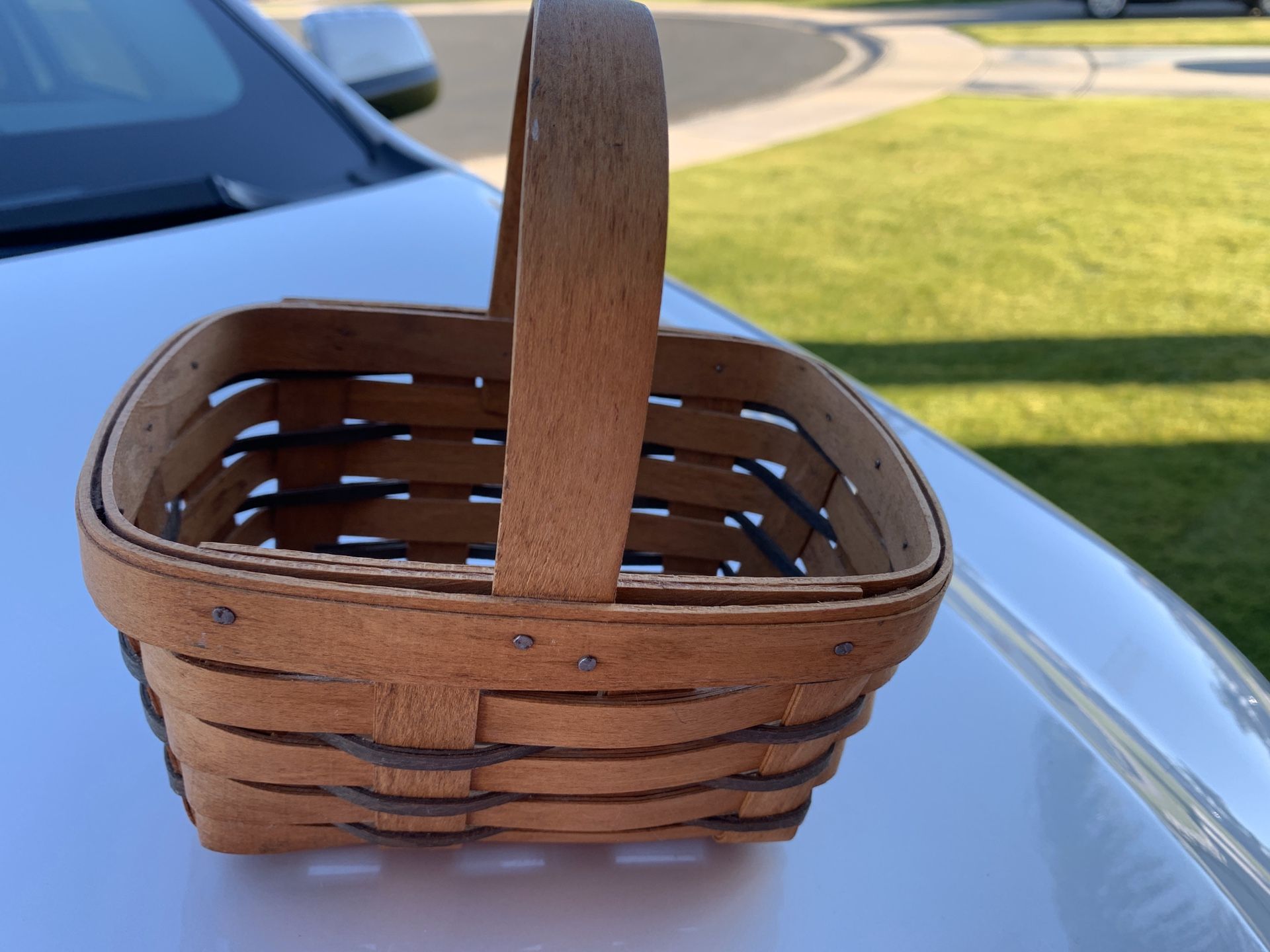 Longaberger original numbered basket