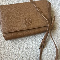 Tory Burch Leather Crossbody Bag + Wallet 
