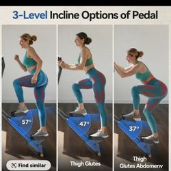 Niceday Stair Stepper With Handlebar For Full-body Workout. 