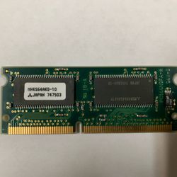Mitsubishi 32MB PC66 144-Pin SO–DIM SDRAM – MH4564AKG-10 - Tested Working