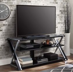 Whalen Xavier 3-in-1 Television Stand, Brown