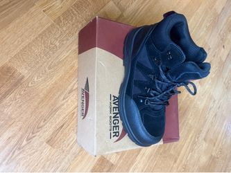 Avenger Men's Steel Safety Toe Work Boots, Size 11