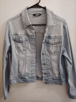 Large denim jacket