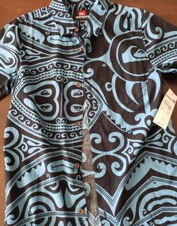 NWT boys button up hawaiian shirt