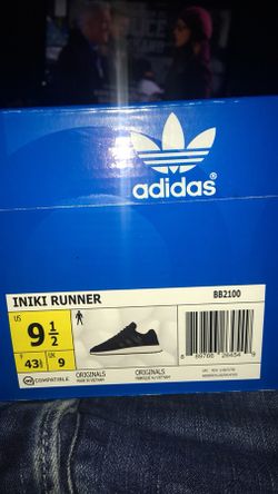 SZ 9.5 ADIDAS INIKI BOOSTS!
