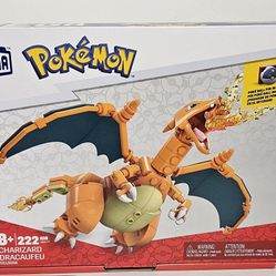 Mega Pokemon Charizard Building Brick Set 222 Pcs