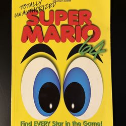 Nintendo Super Mario 64 Brady Games Strategy Guide - Lightly Used & complete