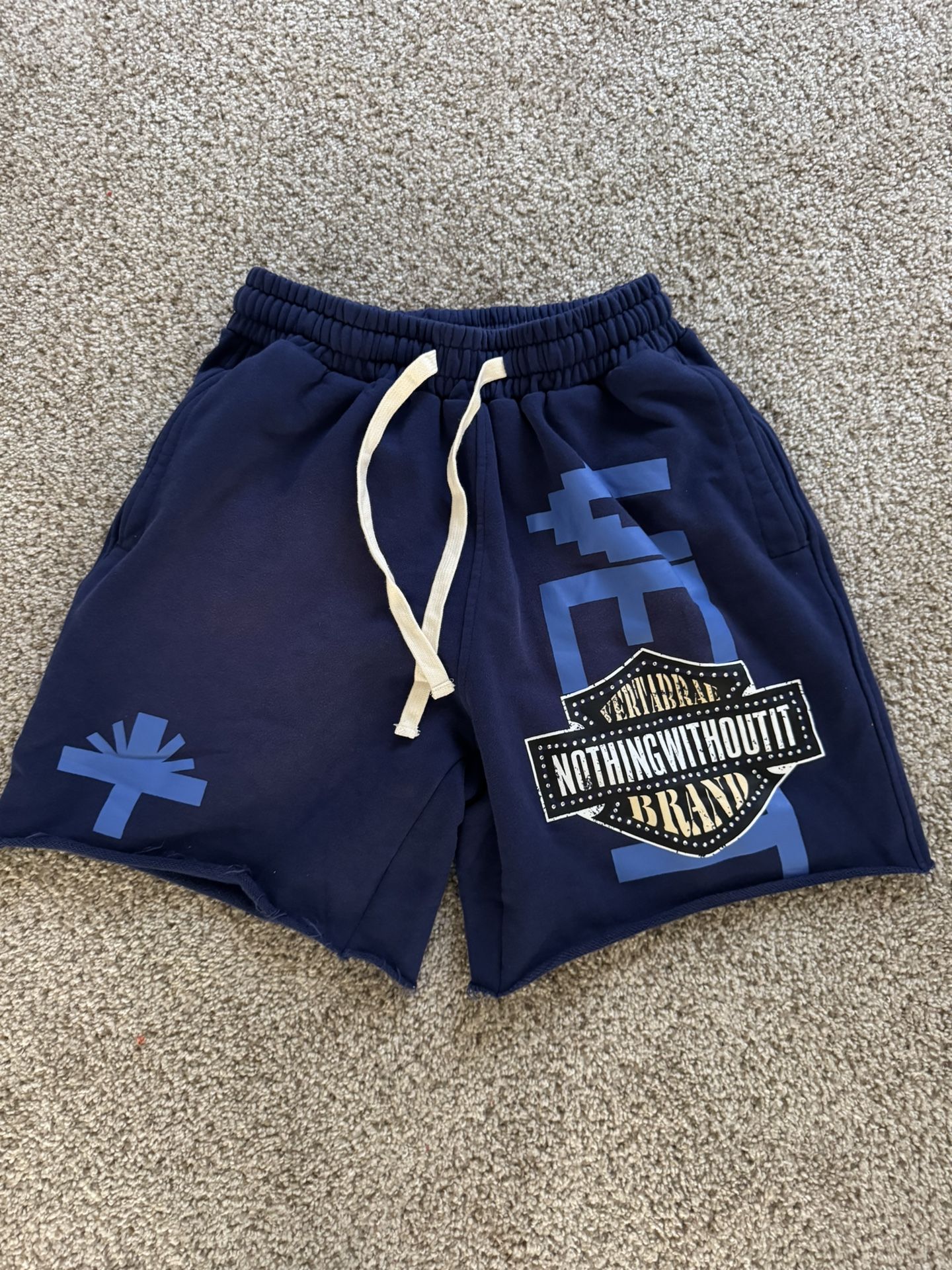 Vertabrae Shorts (Blue)