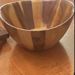 Large Wooden Salad Bowl 