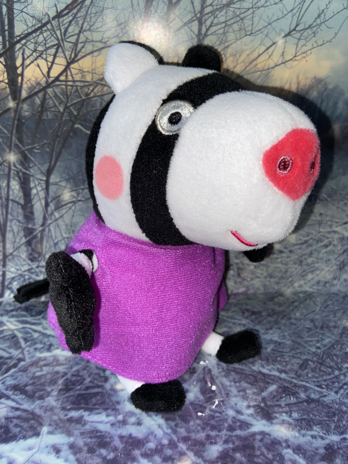 Nickelodeon TY Peppa Pig - Zoe the Zebra 8” plush