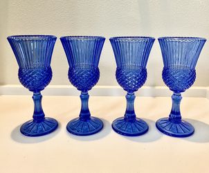 Vintage Fostoria Mt. Vernon Goblets - 1 Pair Remaining $8/pair
