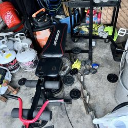 400+ LB Home Gym Set READ Description