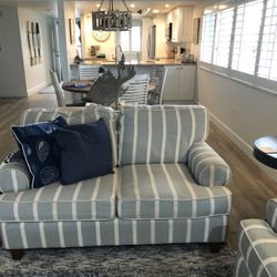 Sleeper Sofa And Matching Loveseat 
