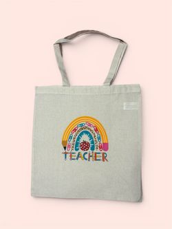 Teacher tote bags 🌸