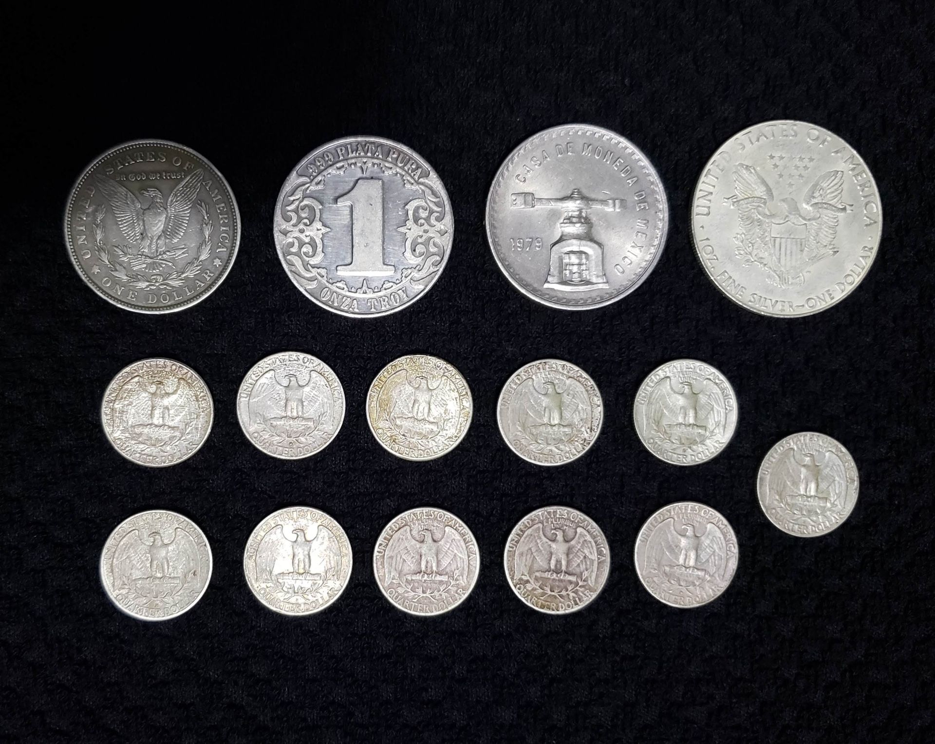 15 Silver coin collection