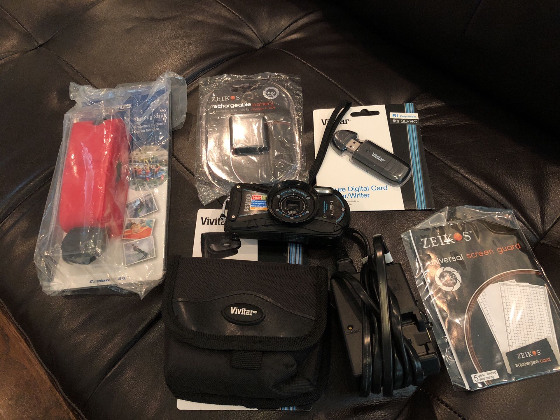 Pentax digital camera and accessory bundle