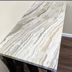 Rainbow Onyx Stone Desk 