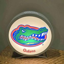 Florida Gators UF Florida Wall Dome Sign Light Football 15.5” Portable Luminaire