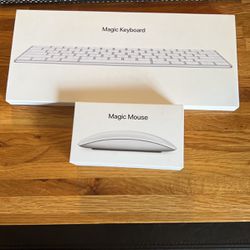 Apple Magic Mouse & Keyboard 