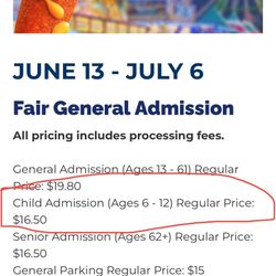 4 Kids Tickets For Alameda County Fair 4 For $30