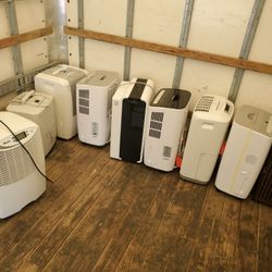Like-New 30-pint To 70-Pint Dehumidifiers In Excellent Working Condition 