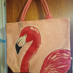 Flamingo Tote Bag 15x20