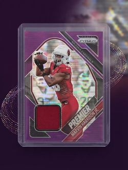 Marvin Harrison Jr. Panini Prizm Premier Relic Card