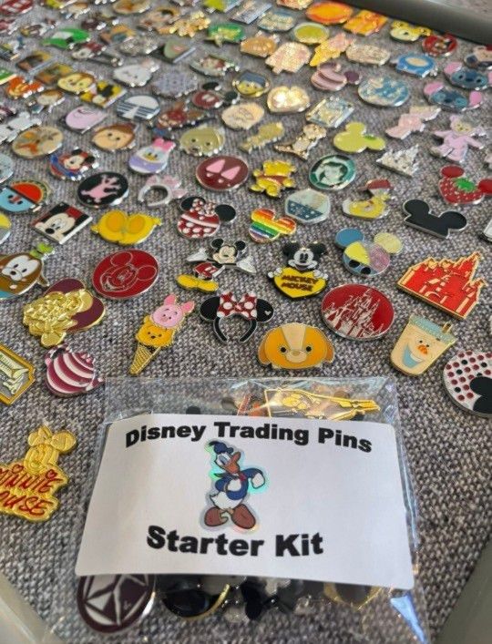 20 Disney Trading Pins - Starter Packs - 100% Park Tradeable