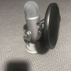 Blue Yeti Mic + Pop Filter!