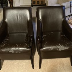 Free - 2 Vinyl Chairs