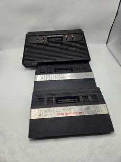 Lot Of (3) Atari 2600 Darth (Black) 2600 JR, Retro Clone Console For Parts/as Is