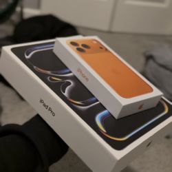 NEW Apple iPhone 17 Pro Max 1TB – Cosmic Orange – Factory Sealed – US Model A3257 + iPad Pro 11 1tb 256 Gb