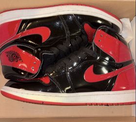 Jordan 1 Patent Bred Size 7.5 Men’s 