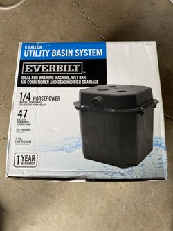 Everbilt 1/4 HP Pre-Plumbed Sink 