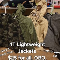 4T Lightweight Jackets