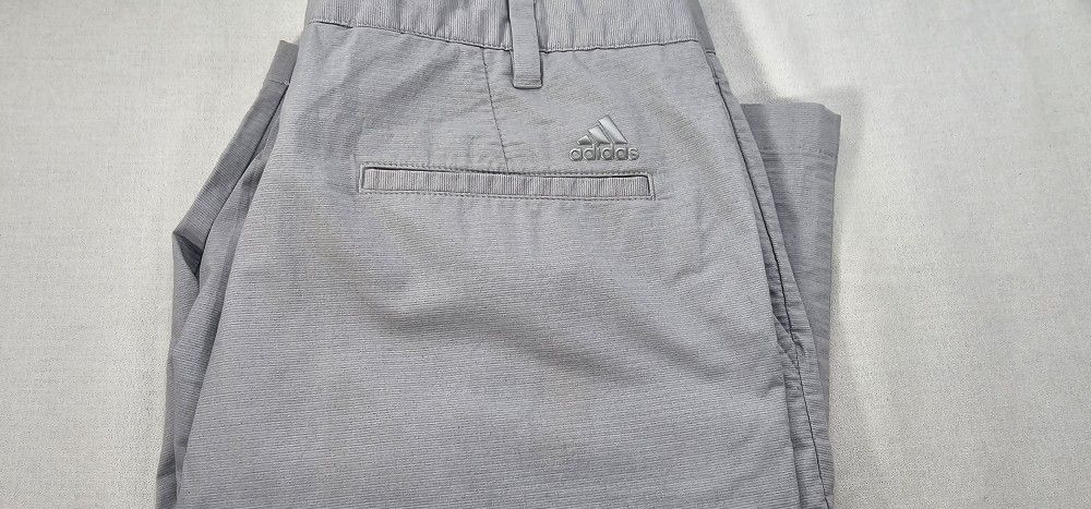 Men's Adidas Light Grey Shorts - Size 36