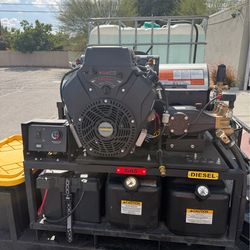 Pressure washer + Trash Bin Cleaner