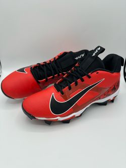 Nike Alpha Menace 4 Shark NRG Men’s Size 9 Red Football Cleats